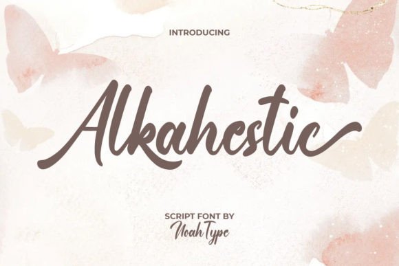 Alkahestic Font for Modern Web Design