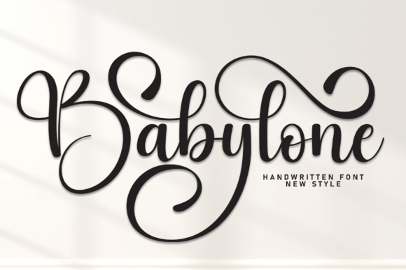 Babylone: The Elegant Script Font for Small Business Branding