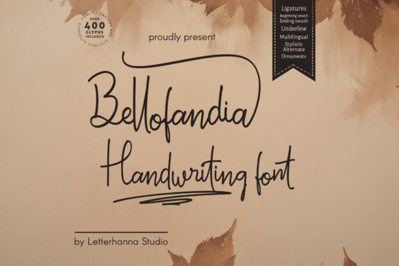 Bellofandia: The Script Handwritten Font for Branding