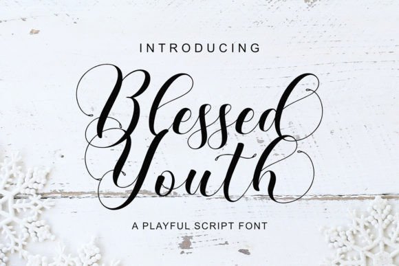 Blessed Youth Font for Elegant Branding