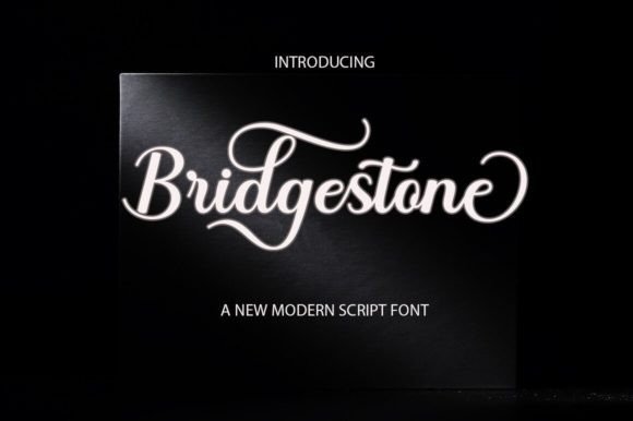 Bridgestone: The Modern Script Font for Makers