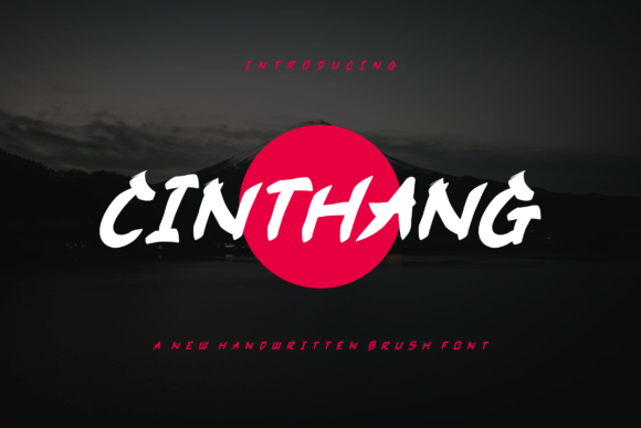 Elevate Brand Visuals with the Cinthang Typeface