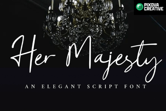 Elevate Campaigns with Her Majesty Script Font