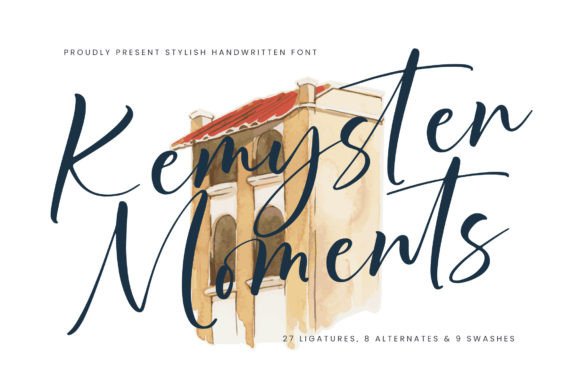 Elevate Web Headers with Kemysten Moments Typeface