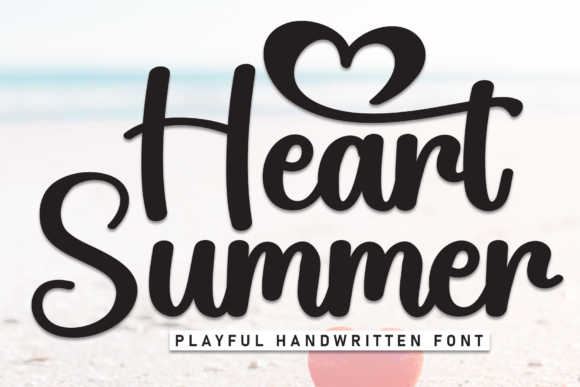 Elevate Your Brand with the Heart Summer Typeface