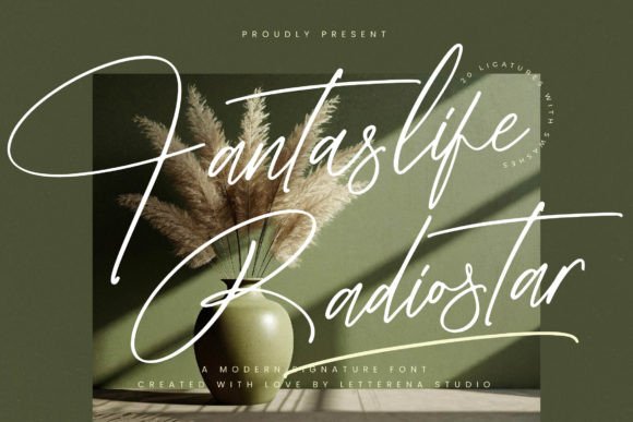 Fantaslife Radiostar: A Modern Signature Font for Brands
