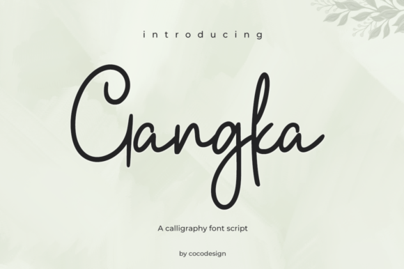 Gangka: The Vintage Script Font for Sophisticated Logos