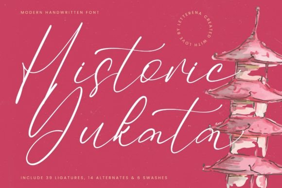 Historic Yukata Font for Elegant Branding