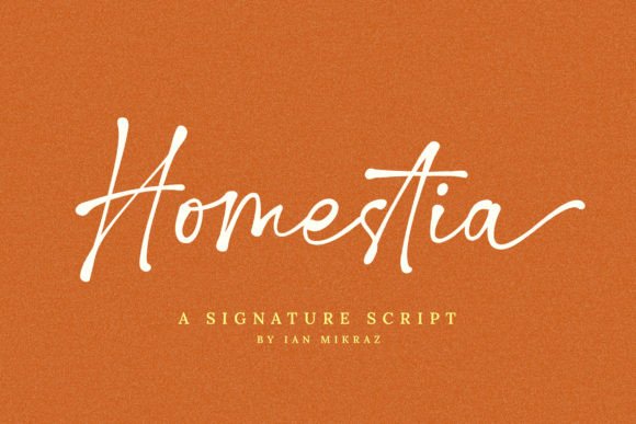 Homestia: The Elegant Script Font for Handmade Brands