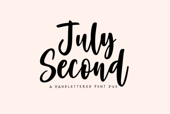 July Second Font: The Perfect Script for Handmade Brands