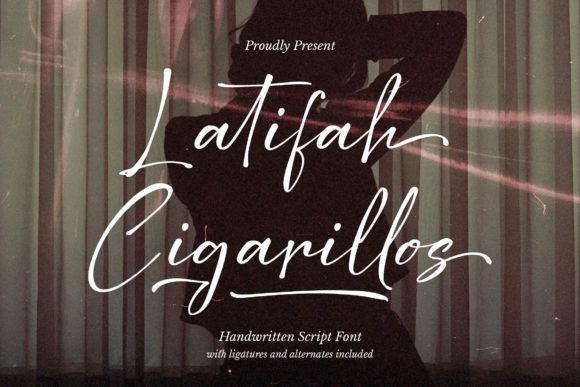 Latifah Cigarillos Font for Elegant Web Design