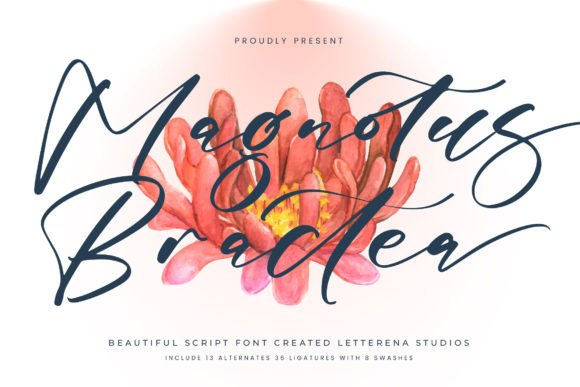 Magnotus Bractea Font for Elegant Product Branding