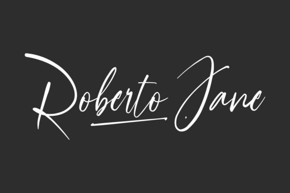 Roberto Jane: A Modern Script Font for Editorial Design