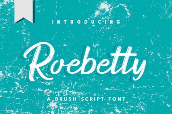 Roebetty Brush Script Font for Web Design