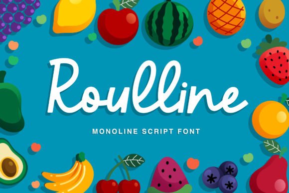 Roulline: A Sophisticated Monoline Script Font for Web Design