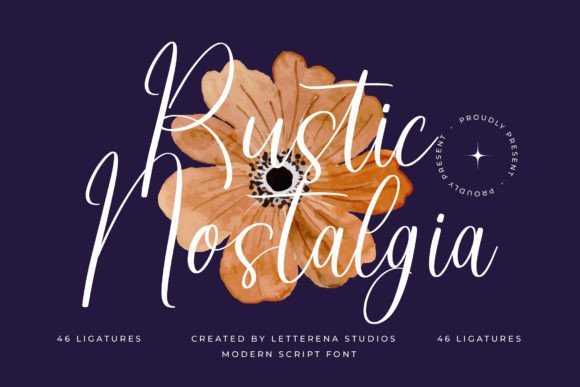 Rustic Nostalgia: A Modern Script Font for Brand Campaigns