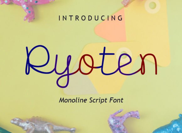 Ryoten: A Fresh Script Handwritten Font for Editors