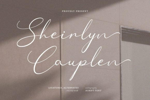 Sheirlyn Cauplen: A Script Font for Elegant Branding