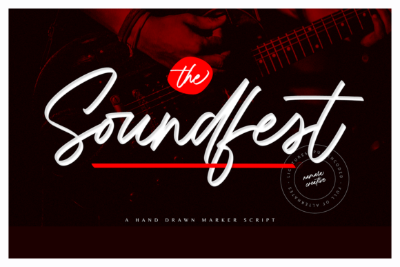 Soundfest: A Modern Marker Script Typeface