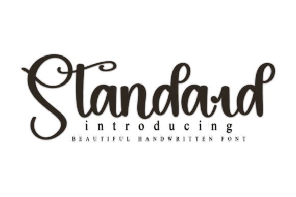 Standard Font: Elegant Script for Editorial Design