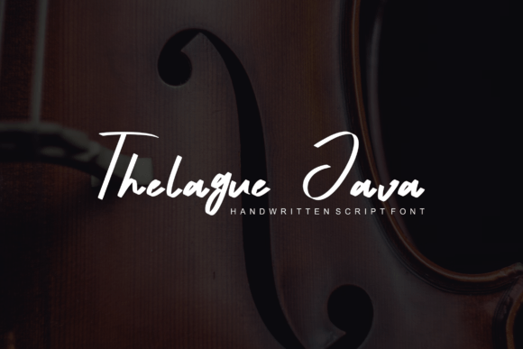 Thelague Java: A Magical Script Font for Makers