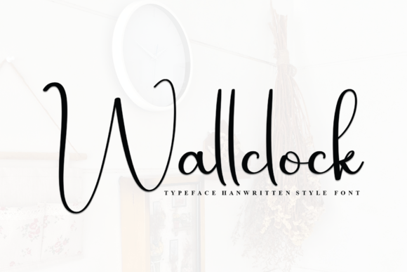 Wallclock Script Font for Modern Branding